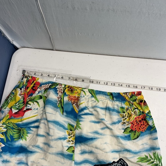 Vintage Polo Sport Ralph Lauren 4" Swim Short Mens M Mesh Lined Tropical Floral - Picture 13 of 13